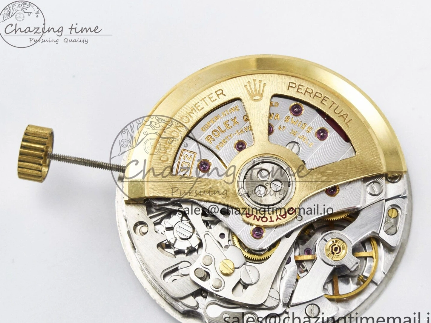 MiroTime 0301 ZeroBulk Custom Modded Daytona DD4132 VSV Super Clone 28800 VPH Automatic Movement (Silver Color) 479